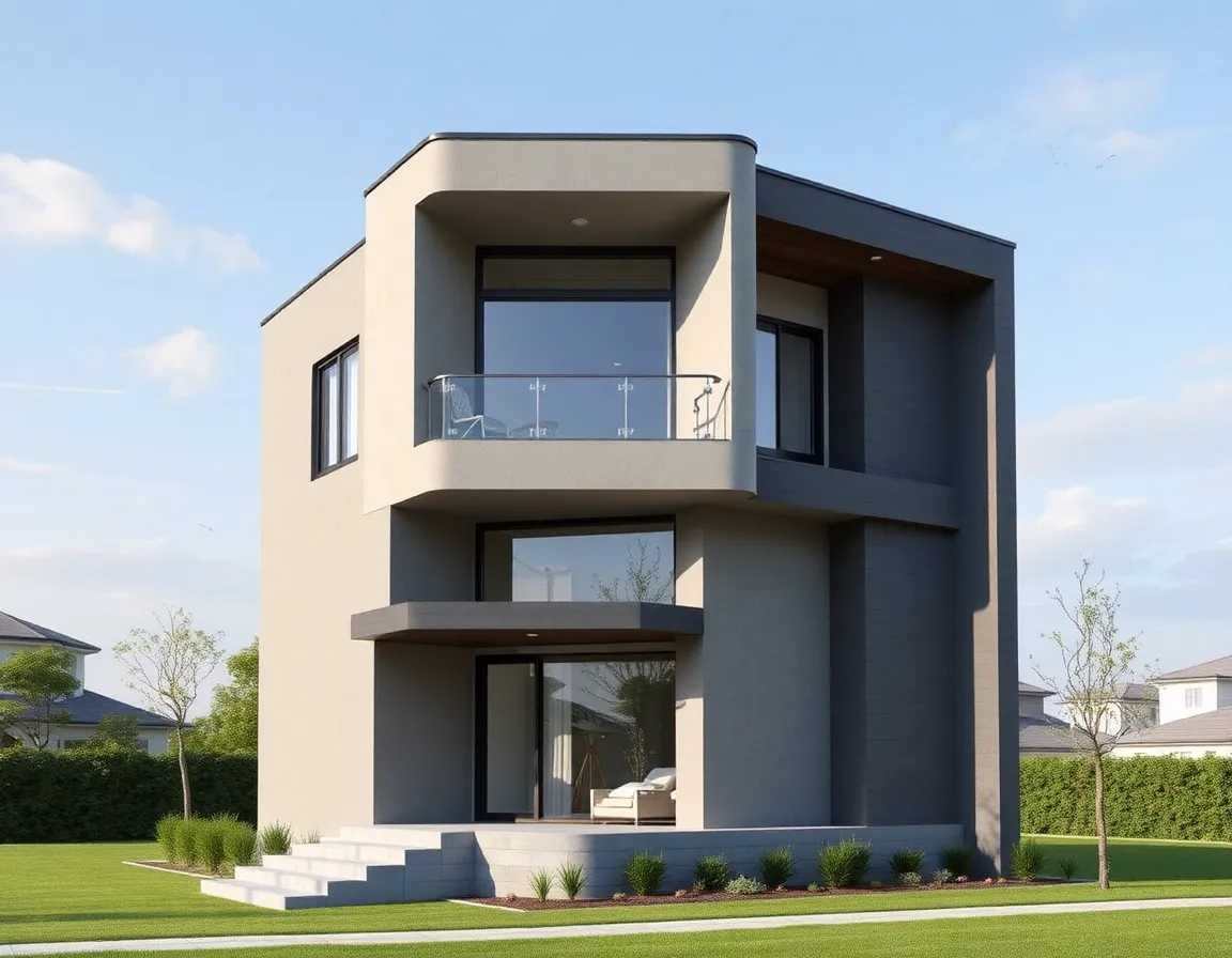 Two-storey stacked modular house