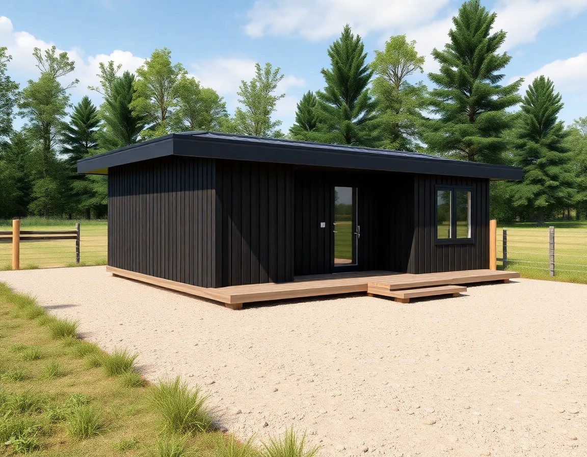 Compact single-module modular home